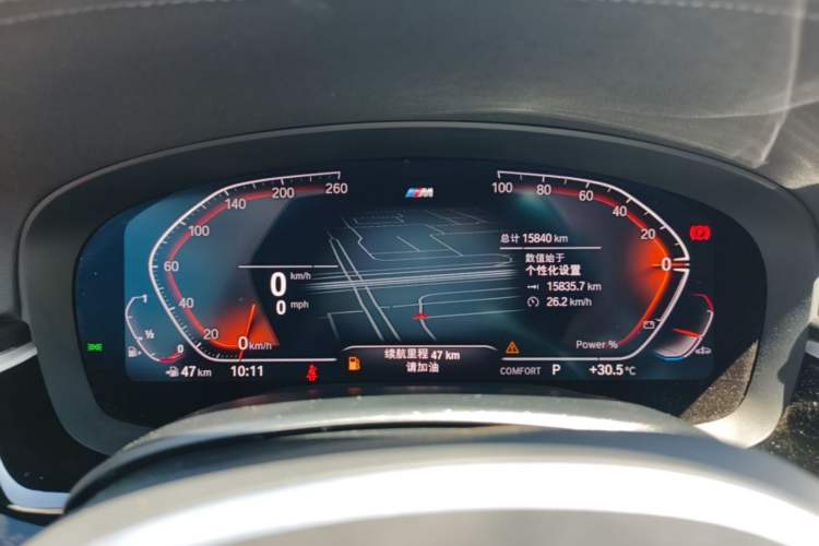 Used BMW 5 Series 2022 Second Facelift 525Li M Sport Package Instrument Cluster