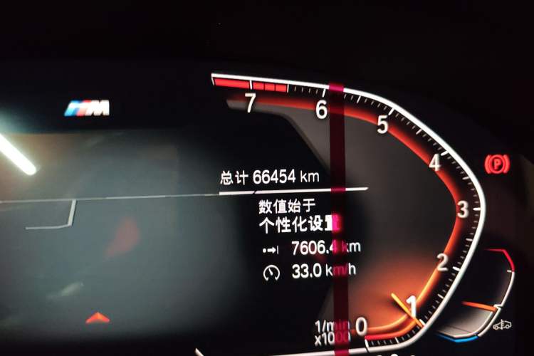 Used BMW 5 Series 2022 Restyled 530Li Leading Edition M Sport Package Odometer Close Up