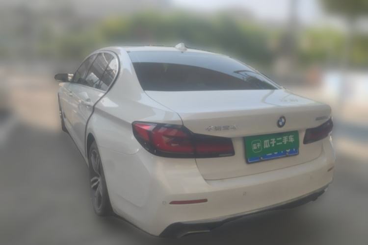 Used BMW 5 Series 2022 530Li Leading Luxury Package Rear Left 45 Deg