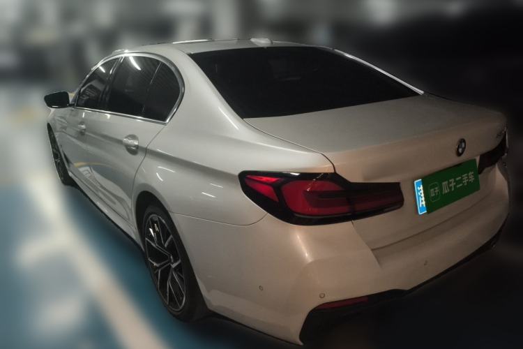 Used BMW 5 Series 2022 Second Facelift 530Li Luxury Version M Sport Package Rear Left 45 Deg