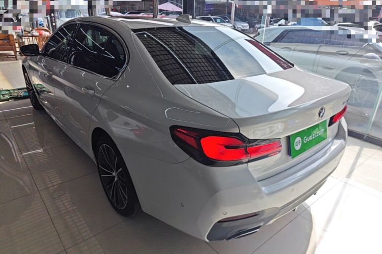 Used BMW 5 Series 2022 Second Facelift 530Li Leading Edition M Sport Package Rear Left 45 Deg