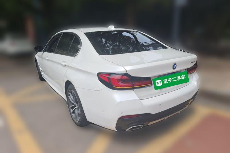 Used BMW 5 Series 2022 Second Facelift 525Li M Sport Package Rear Left 45 Deg