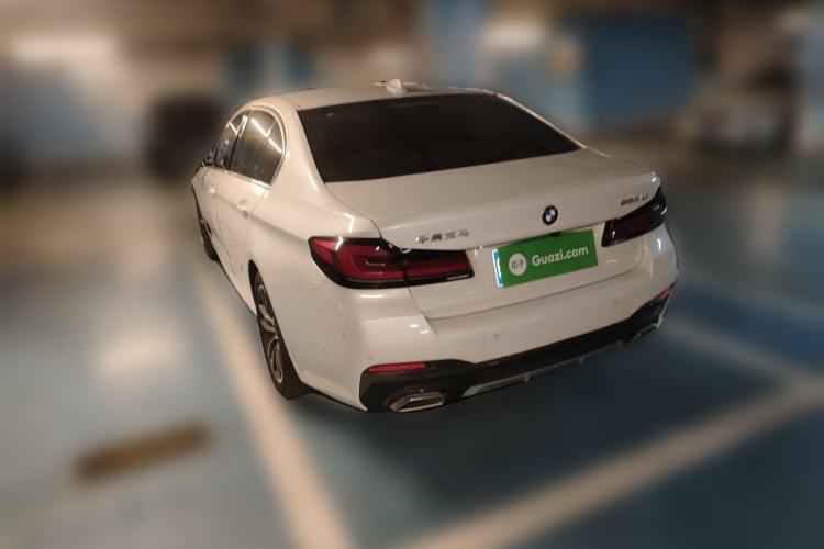 Used BMW 5 Series 2022 525Li M Sport Package Rear Left 45 Deg