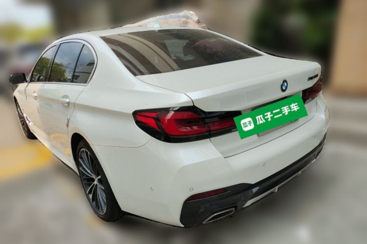 Used BMW 5 Series 2022 Second Facelift 530Li Leading Edition M Sport Package Rear Left 45 Deg