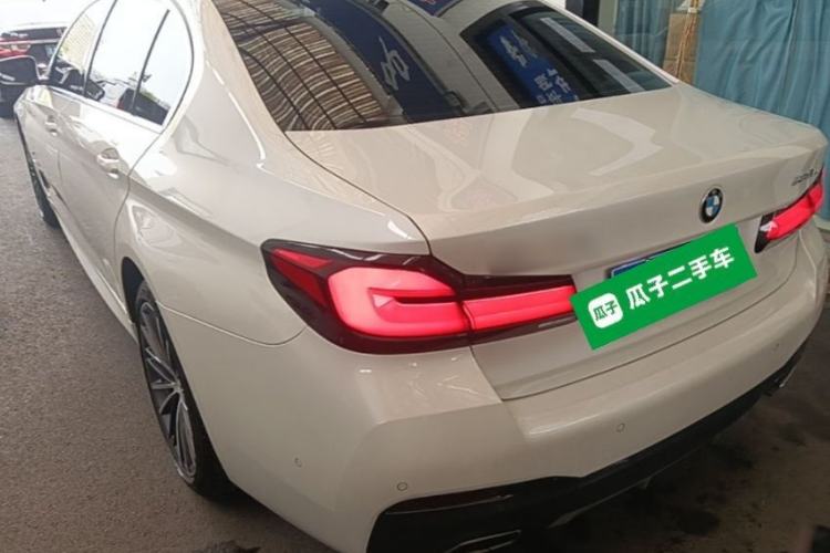 Used BMW 5 Series 2022 Second Facelift 530Li Leading Edition M Sport Package Rear Left 45 Deg
