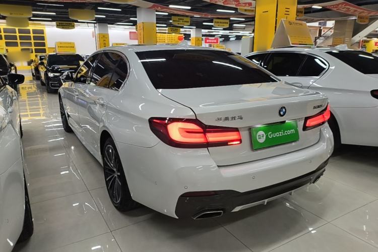 Used BMW 5 Series 2022 Second Facelift 530Li Leading Edition M Sport Package Rear Left 45 Deg