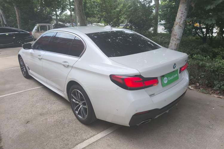 Used BMW 5 Series 2022 Second Facelift 525Li M Sport Package Rear Left 45 Deg