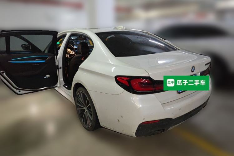 Used BMW 5 Series 2022 Second Facelift 530Li Leading Edition M Sport Package Rear Left 45 Deg