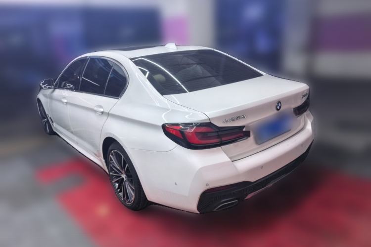 Used BMW 5 Series 2022 Second Facelift 530Li Leading Edition M Sport Package Rear Left 45 Deg