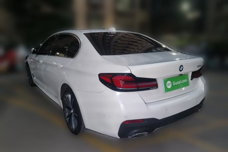 Used BMW 5 Series 2022 Second Facelift 530Li Leading Edition M Sport Package Rear Left 45 Deg