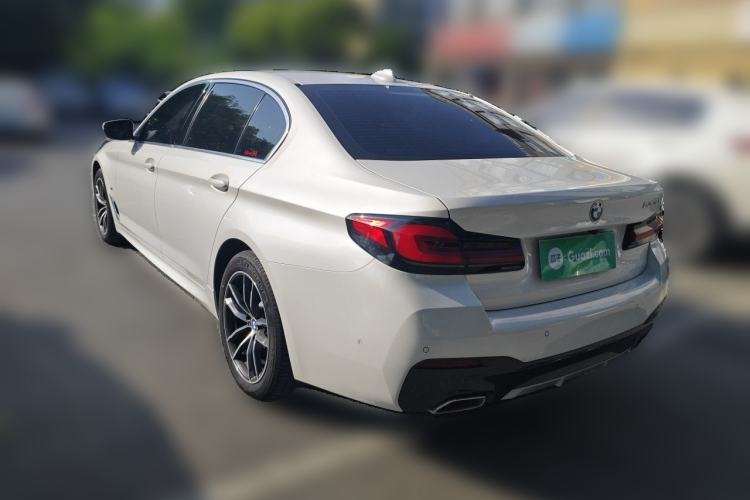 Used BMW 5 Series 2022 Second Facelift 525Li M Sport Package Rear Left 45 Deg