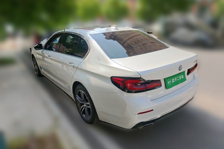 Used BMW 5 Series 2022 Updated 530Li Leading Edition Luxury Package Rear Left 45 Deg