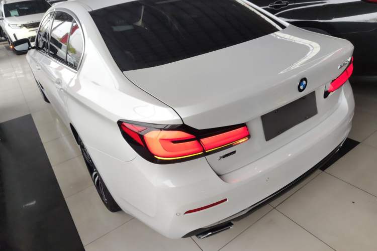 Used BMW 5 Series 2022 Second Facelift 530Li Leading Edition Luxury Package Rear Left 45 Deg