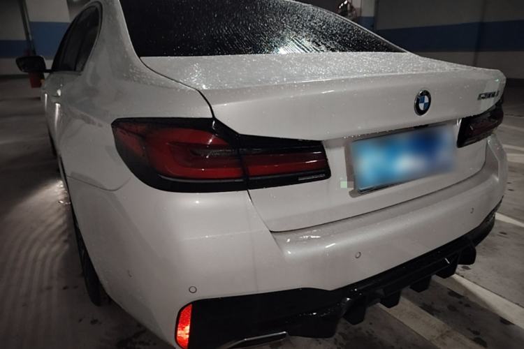 Used BMW 5 Series 2022 Second Facelift 530Li Leading Edition M Sport Package Rear Left 45 Deg
