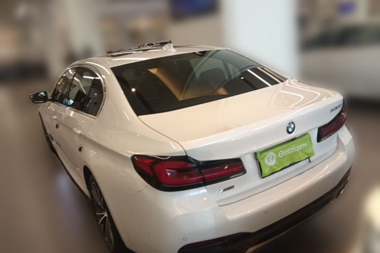 Used BMW 5 Series 2022 Second Facelift 530Li Leading Edition M Sport Package Rear Left 45 Deg