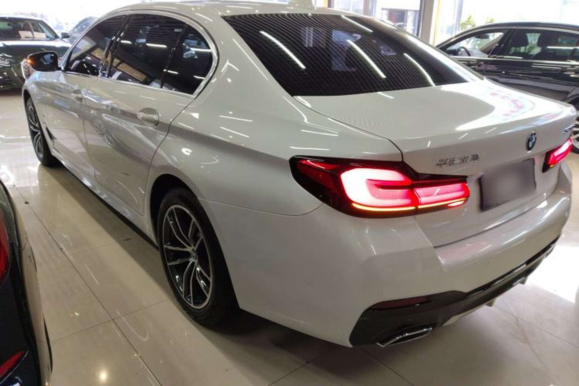 Used BMW 5 Series 2022 Restyled 525Li M Sport Package Rear Left 45 Deg
