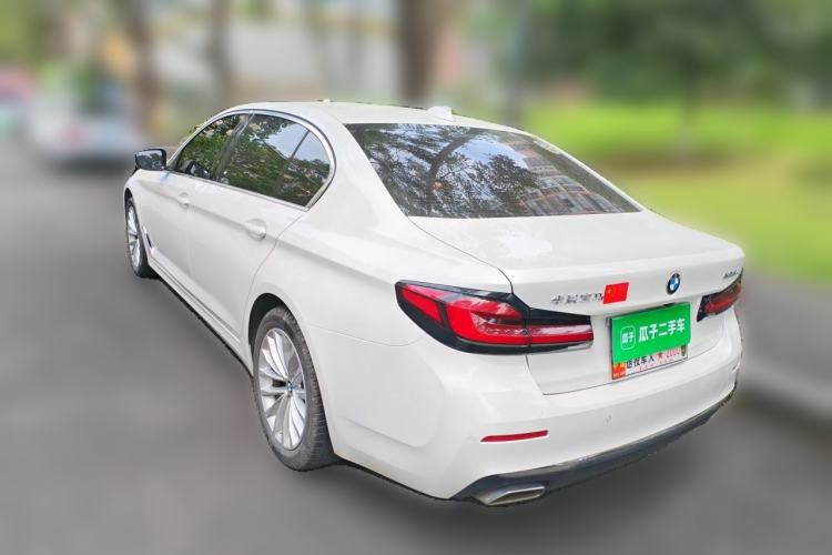 Used BMW 5 Series 2022 Second Facelift 525Li Luxury Package Rear Left 45 Deg