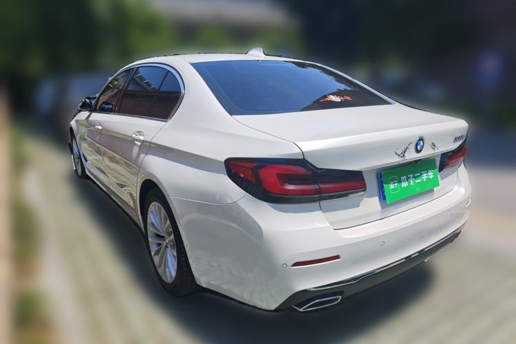 Used BMW 5 Series 2022 Restyled 525Li Luxury Package Rear Left 45 Deg