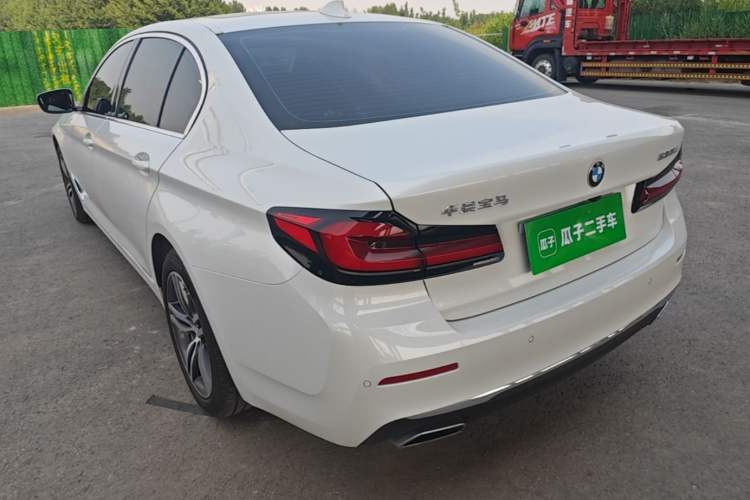 Used BMW 5 Series 2022 Updated 530Li Leading Edition Luxury Package Rear Left 45 Deg