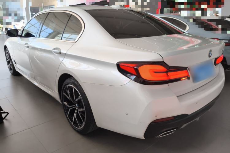 Used BMW 5 Series 2022 Second Facelift 530Li Luxury Version M Sport Package Rear Left 45 Deg