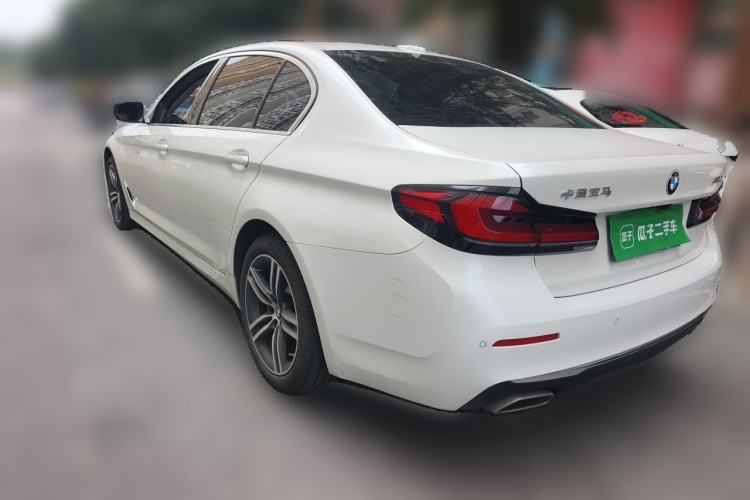Used BMW 5 Series 2022 530Li Leading Luxury Package Rear Left 45 Deg
