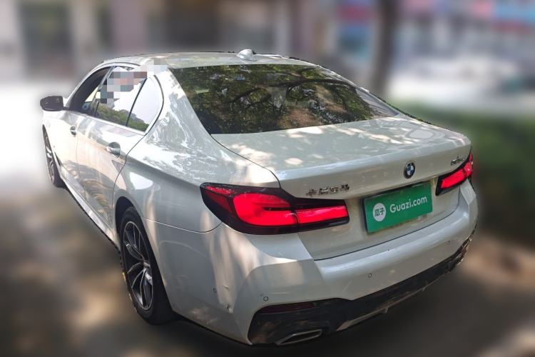 Used BMW 5 Series 2022 Second Facelift 525Li M Sport Package Rear Left 45 Deg