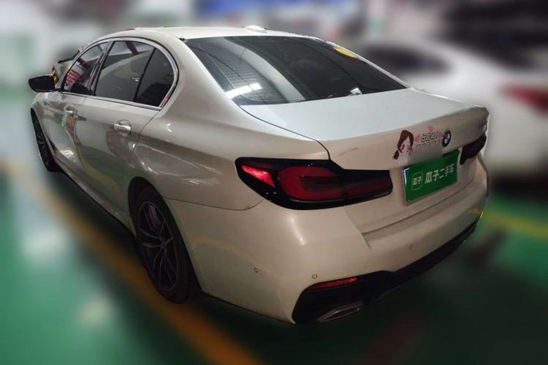 Used BMW 5 Series 2022 525Li M Sport Package Rear Left 45 Deg