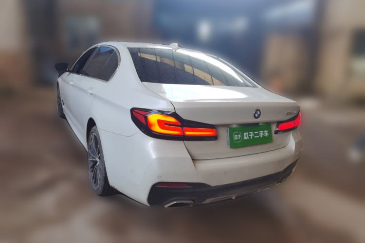 Used BMW 5 Series 2022 Second Facelift 530Li Leading Edition M Sport Package Rear Left 45 Deg