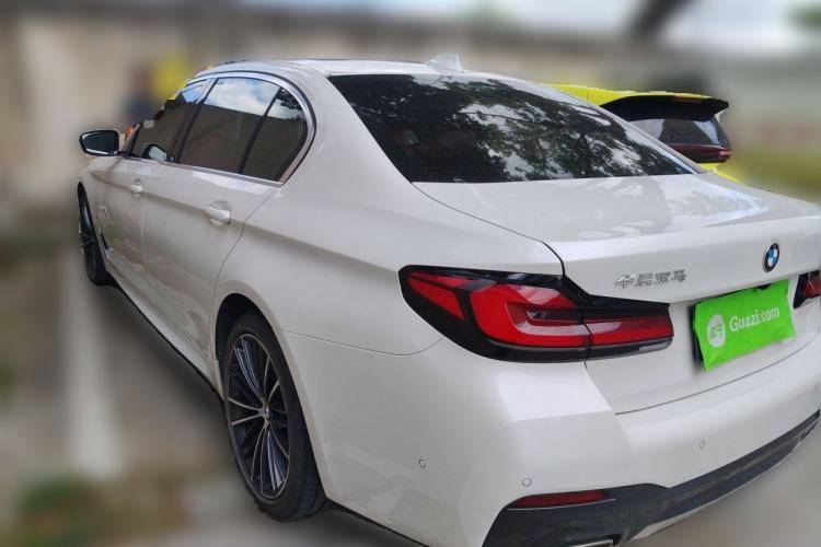 Used BMW 5 Series 2022 Second Facelift 530Li Leading Edition M Sport Package Rear Left 45 Deg