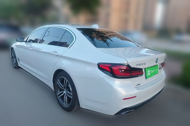 Used BMW 5 Series 2022 Updated 530Li xDrive Luxury Package Rear Left 45 Deg