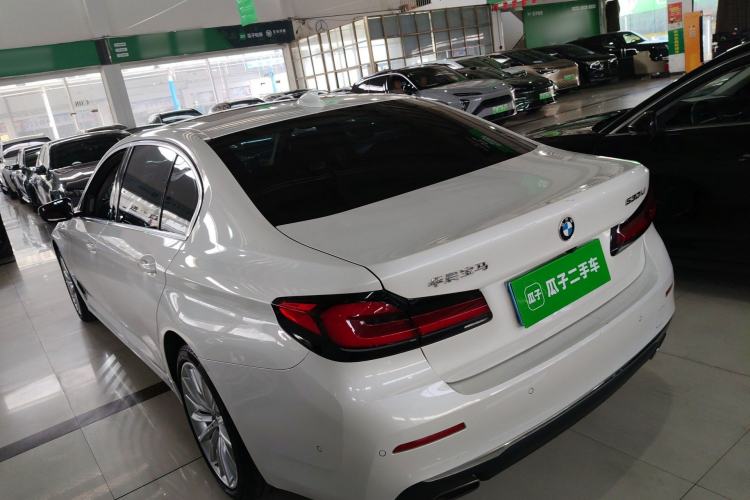 Used BMW 5 Series 2022 Second Facelift 530Li Luxury Edition Premium Package Rear Left 45 Deg