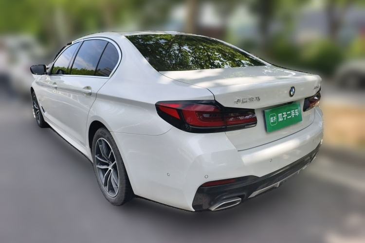 Used BMW 5 Series 2022 Second Facelift 525Li M Sport Package Rear Left 45 Deg