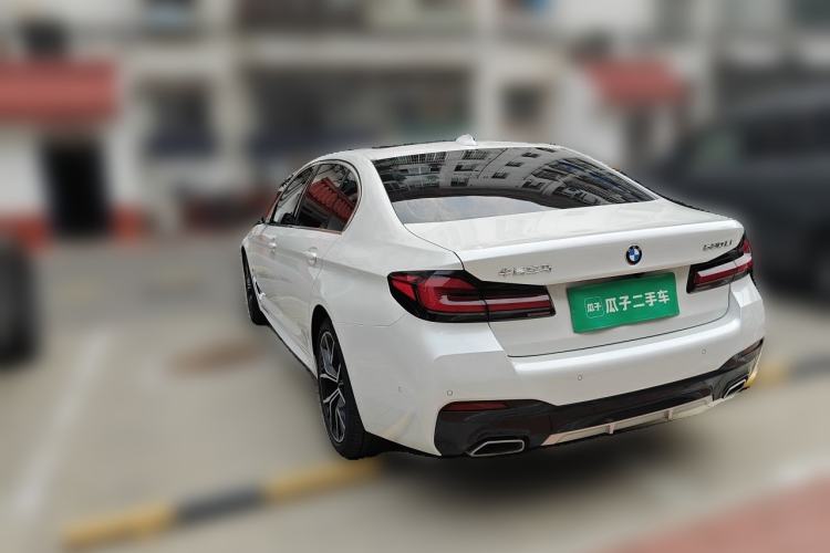 Used BMW 5 Series 2022 Second Facelift 530Li Luxury Version M Sport Package Rear Left 45 Deg