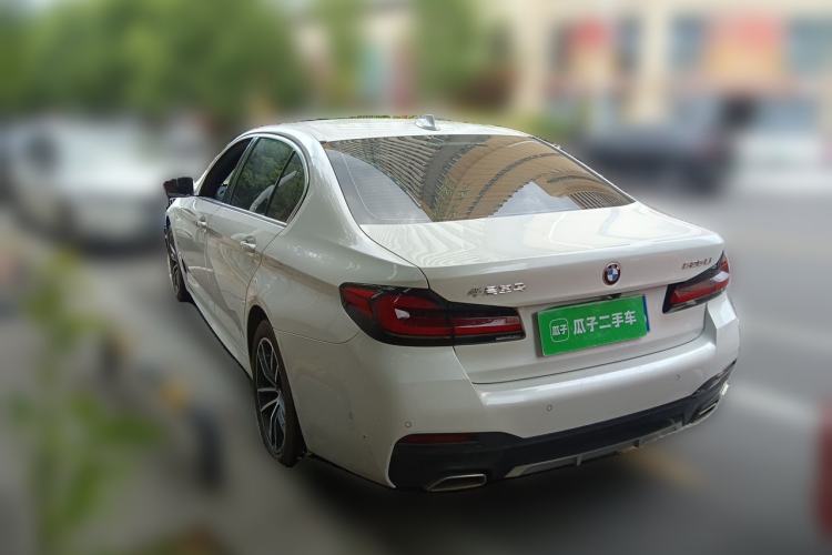 Used BMW 5 Series 2022 Restyled 525Li M Sport Package Rear Left 45 Deg