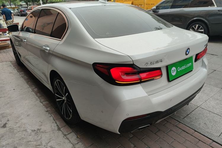 Used BMW 5 Series 2022 Second Facelift 530Li Leading Edition M Sport Package Rear Left 45 Deg