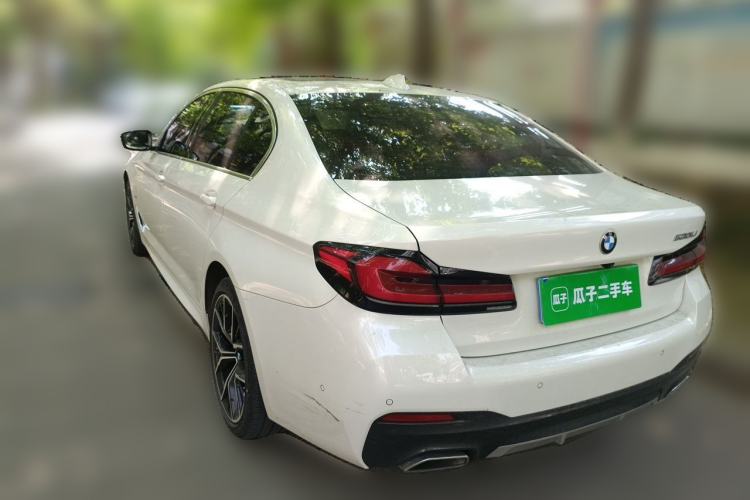 Used BMW 5 Series 2022 Second Facelift 530Li Luxury Version M Sport Package Rear Left 45 Deg