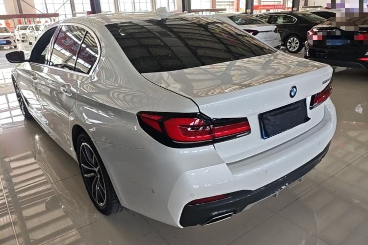 Used BMW 5 Series 2022 Second Facelift 525Li M Sport Package Rear Left 45 Deg