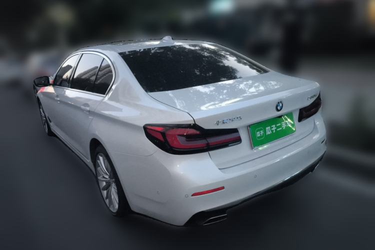 Used BMW 5 Series 2022 Second Facelift 530Li Luxury Edition Premium Package Rear Left 45 Deg