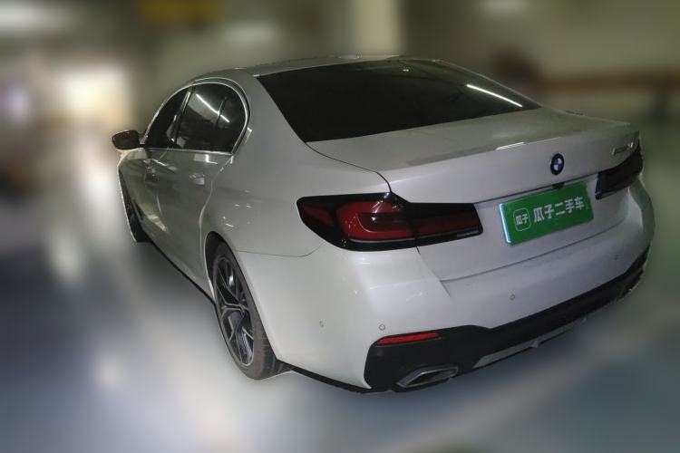 Used BMW 5 Series 2022 Second Facelift 530Li Luxury Version M Sport Package Rear Left 45 Deg
