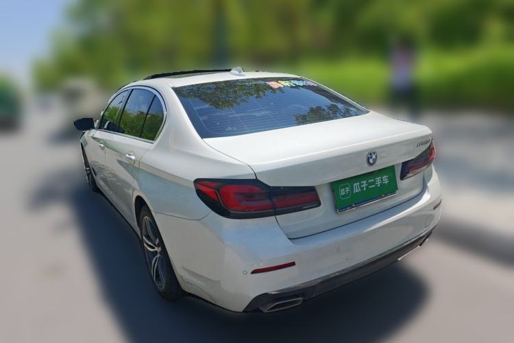 Used BMW 5 Series 2022 530Li Leading Luxury Package Rear Left 45 Deg
