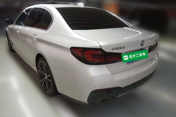Used BMW 5 Series 2022 530Li Leading Model M Sport Package Rear Left 45 Deg