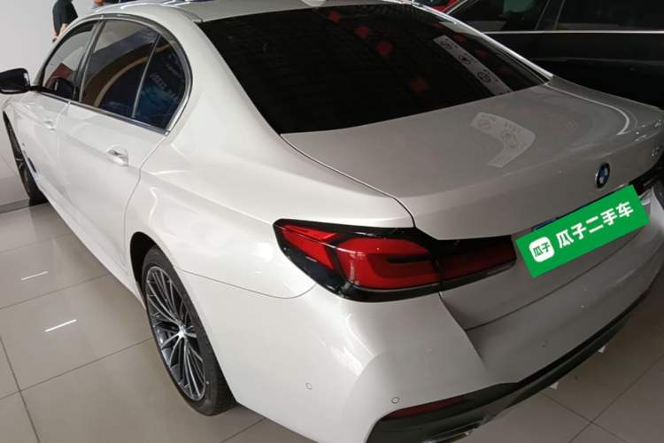 Used BMW 5 Series 2022 Second Facelift 530Li Leading Edition M Sport Package Rear Left 45 Deg