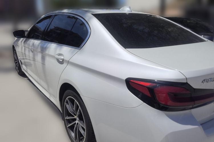 Used BMW 5 Series 2022 Second Facelift 525Li M Sport Package Rear Left 45 Deg