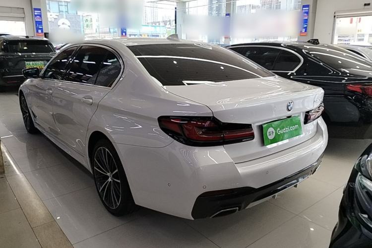 Used BMW 5 Series 2022 Second Facelift 530Li Leading Edition M Sport Package Rear Left 45 Deg
