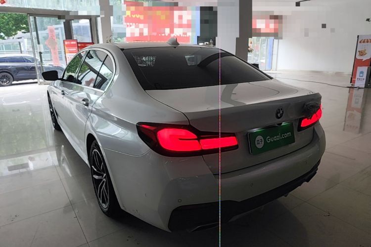 Used BMW 5 Series 2022 Second Facelift 525Li M Sport Package Rear Left 45 Deg