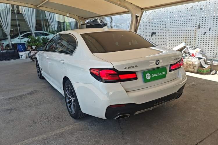 Used BMW 5 Series 2022 Restyled 525Li M Sport Package Rear Left 45 Deg