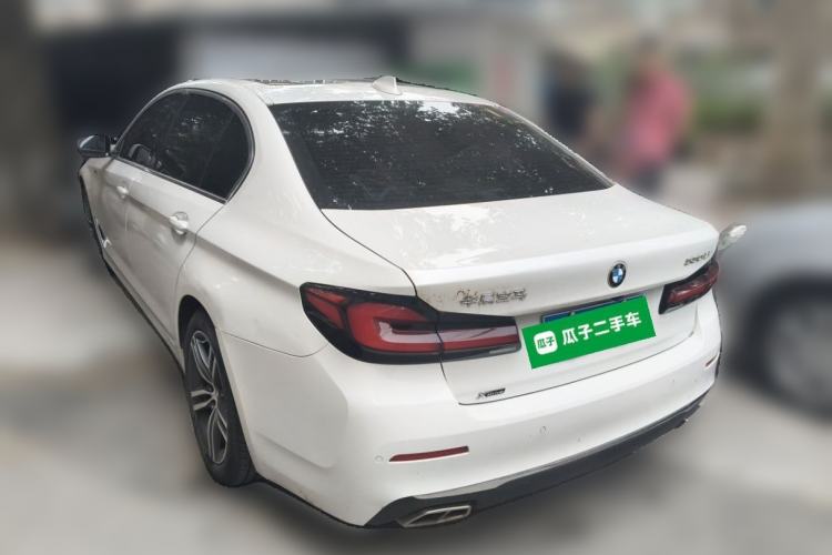 Used BMW 5 Series 2022 Updated 530Li xDrive Luxury Package Rear Left 45 Deg
