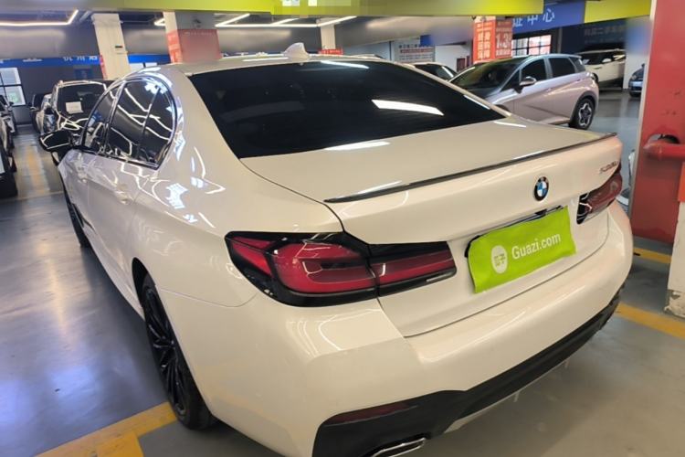 Used BMW 5 Series 2022 Second Facelift 530Li Leading Edition M Sport Package Rear Left 45 Deg