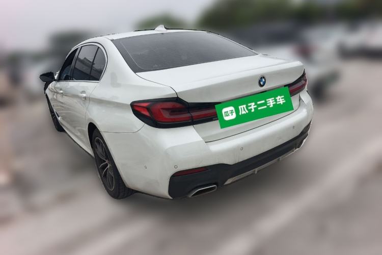 Used BMW 5 Series 2022 Second Facelift 525Li M Sport Package Rear Left 45 Deg