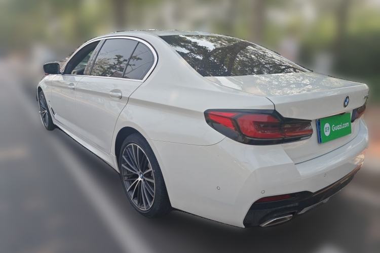 Used BMW 5 Series 2022 Second Facelift 530Li Leading Edition M Sport Package Rear Left 45 Deg